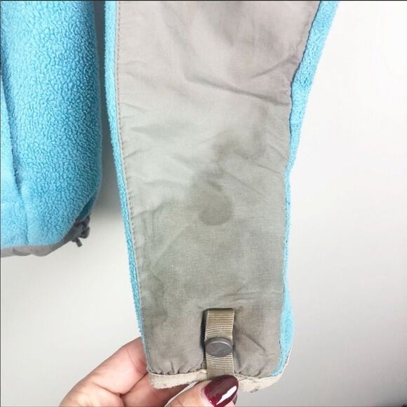 THE NORTH FACE | Blue/Gray Denali Jacket Sz Small - Picture 7 of 7